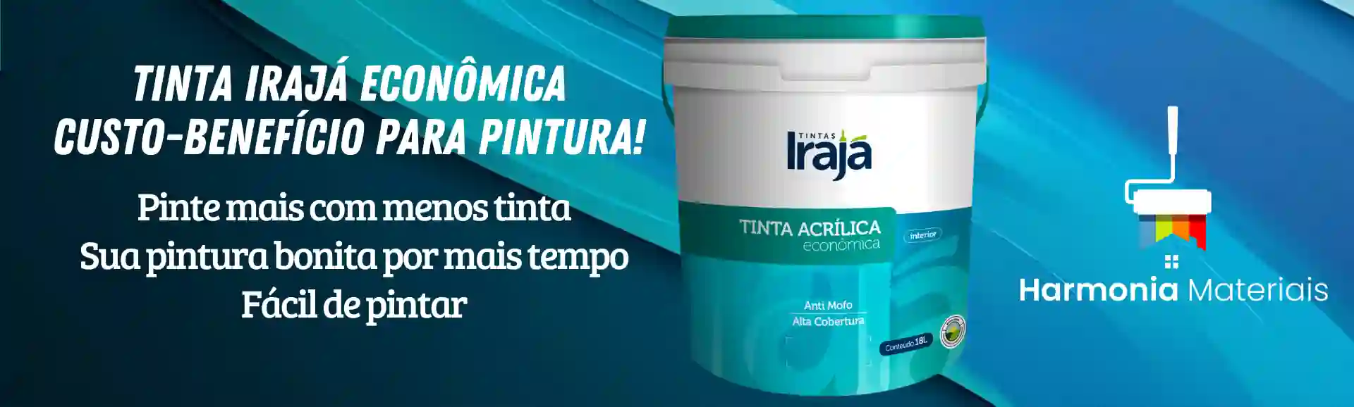 banner Tinta Irajá Acrílica Econômica